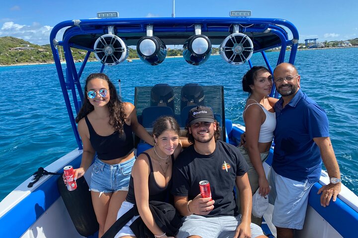 image of group of people on Wet and wild boat charter island tours